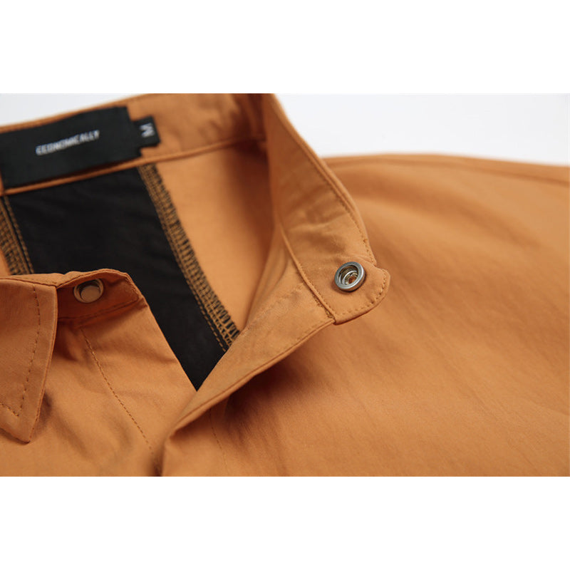 Choose from 3 colors of cotton short-sleeved work shirts