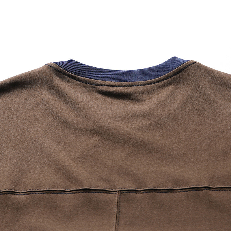 New summer color combination short sleeve T-shirt
