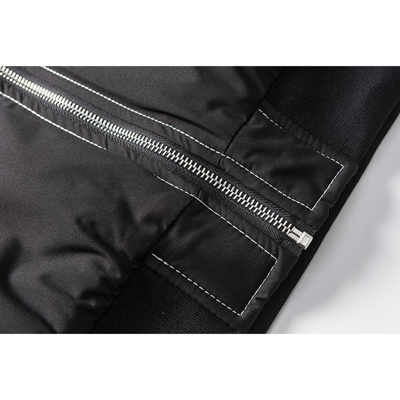 American casual padded bomber jacket