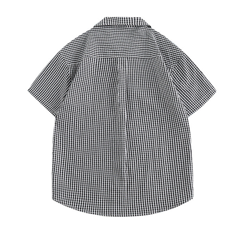 Retro Cuban Check Short Sleeve Shirt