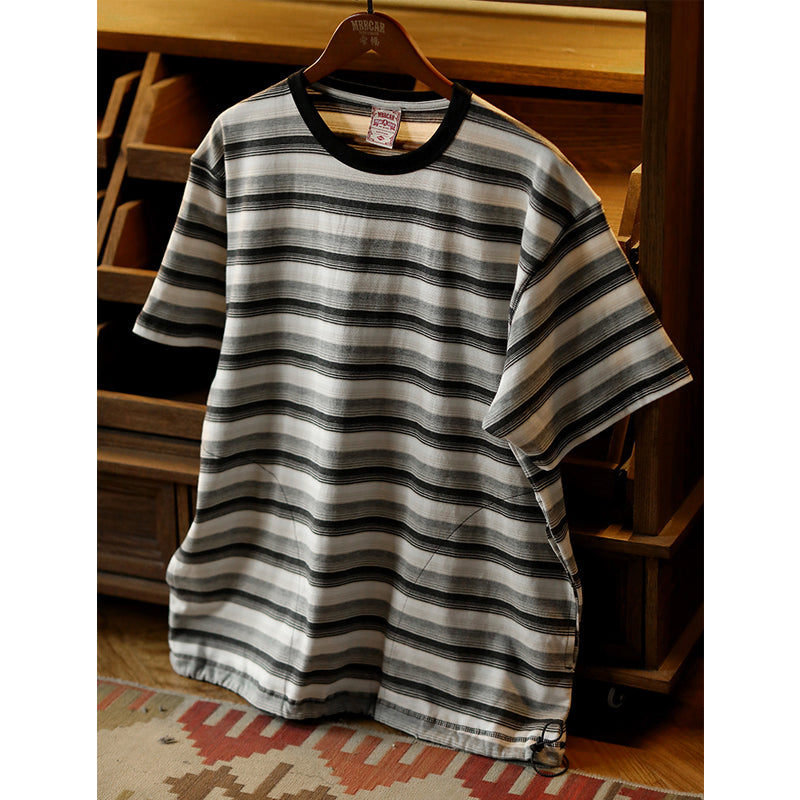 Ivy Style 260G Border Pocket Drawstring T-Shirt