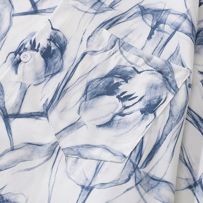 New Spring Print Shirt in 2 Colors