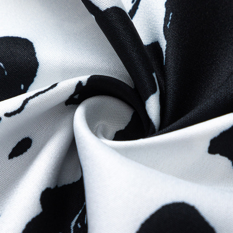 New for summer: Panda print short-sleeved shirt