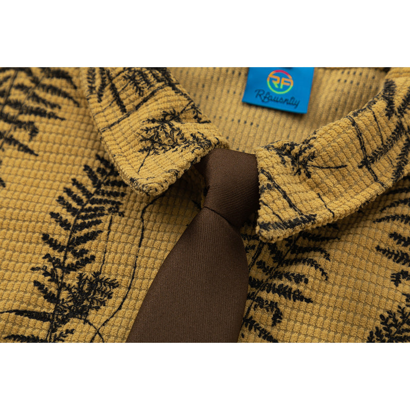 New for Autumn: Long-sleeved shirt with neck tie