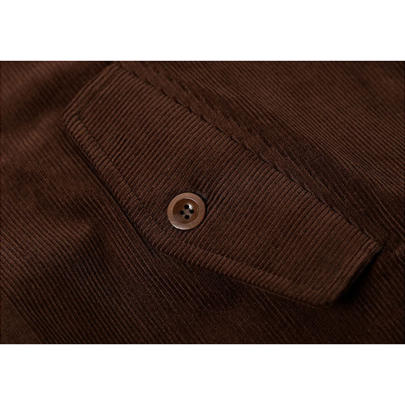 Corduroy G9 Stand Collar Harrington Jacket