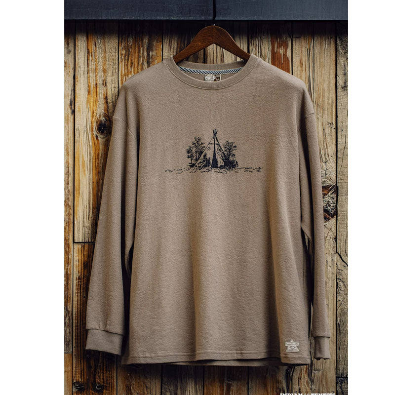 INDIAN TENTIPI TEE コットン100%プリントTシャツ
