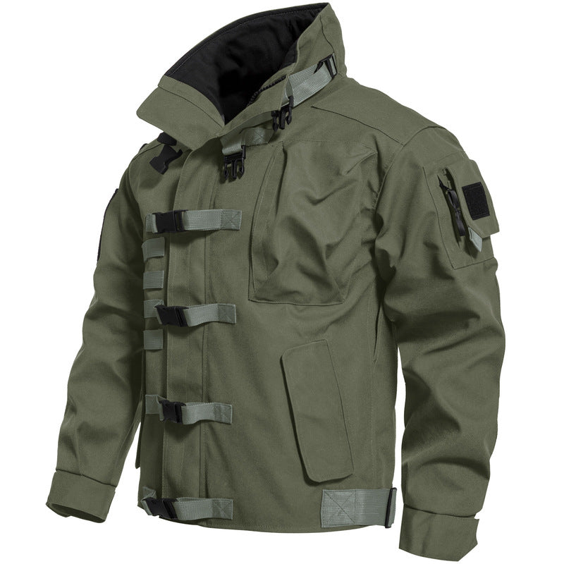 Waterproof and windproof tactical outdoor jacket