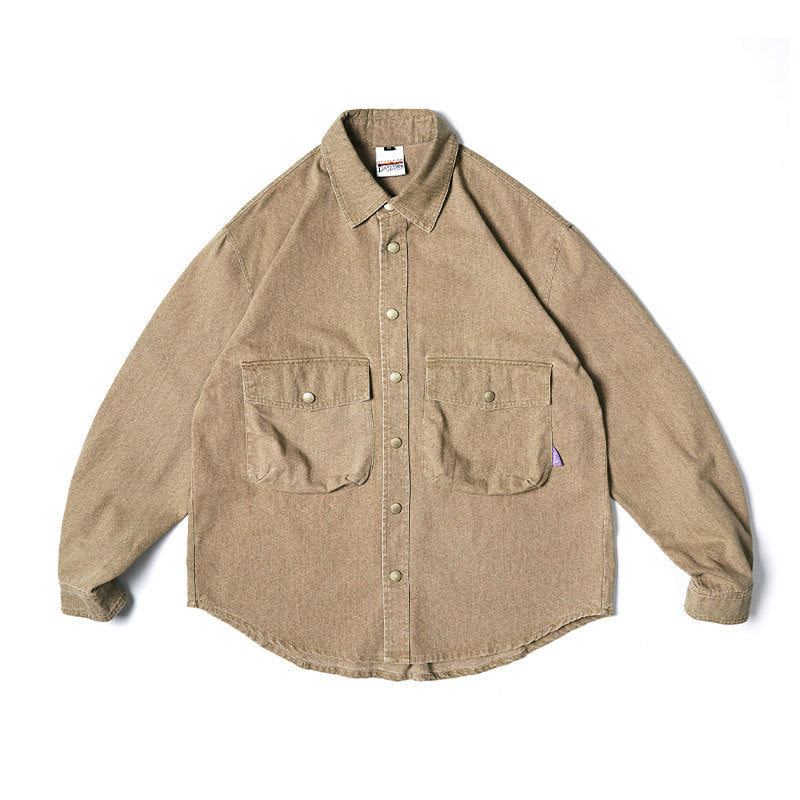 New for Spring: Linen denim shirt in 3 solid colors