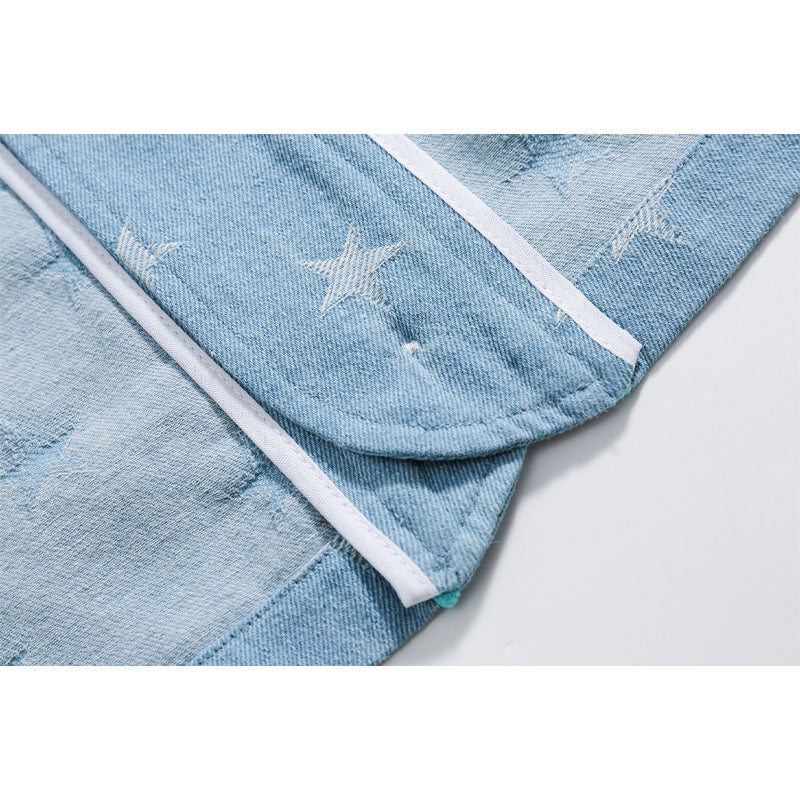 Vintage baseball short-sleeved shirt
