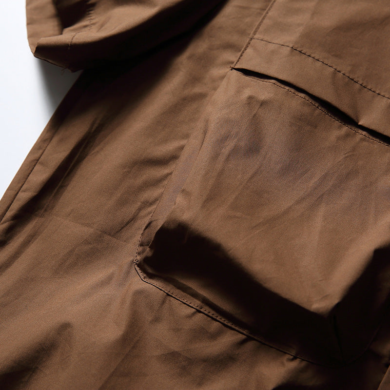 New for summer: Solid color 3D pocket short sleeve shirt