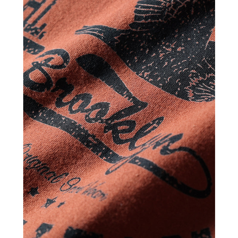 New summer American casual print T-shirt