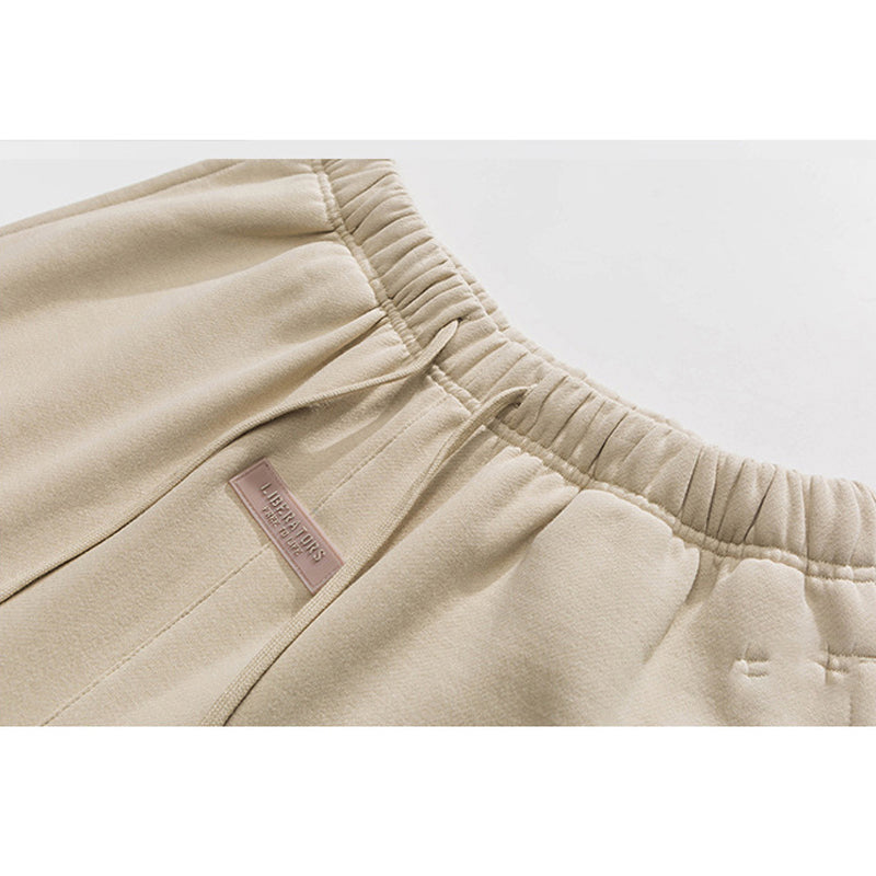 Military print sweat shorts