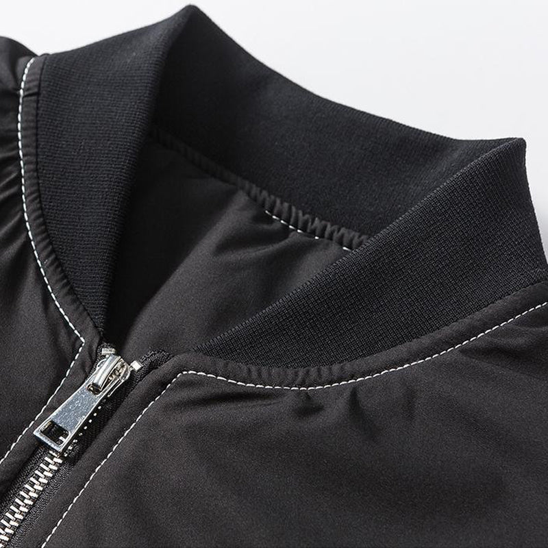 American casual padded bomber jacket