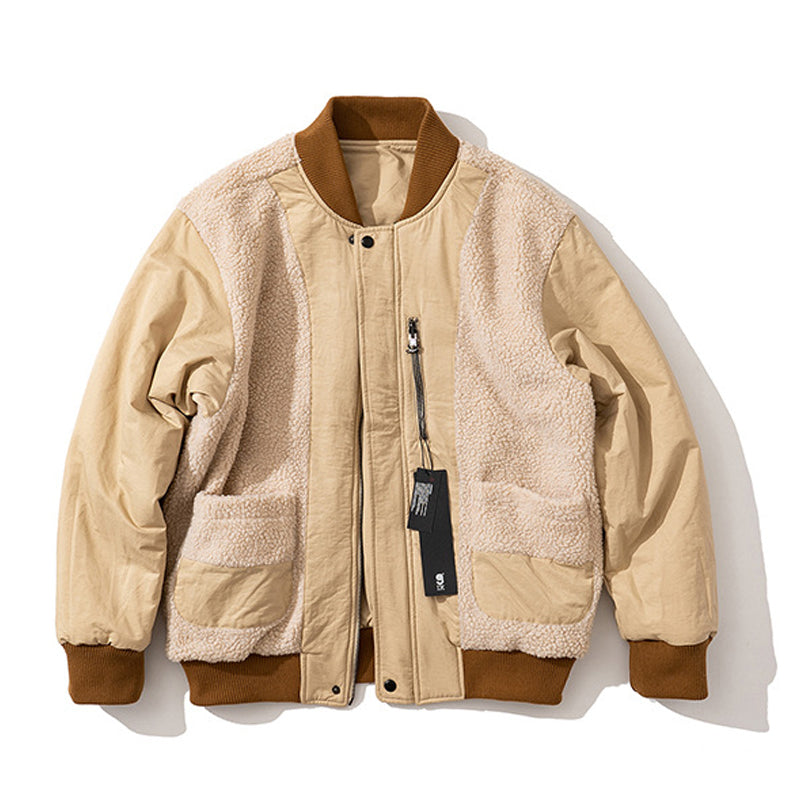Lambswool Double-Sided Padded Clothing, Thick Coat, Jacket