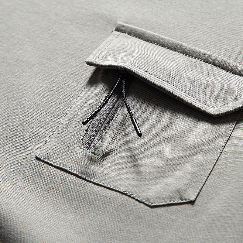 New summer color-blocked T-shirt