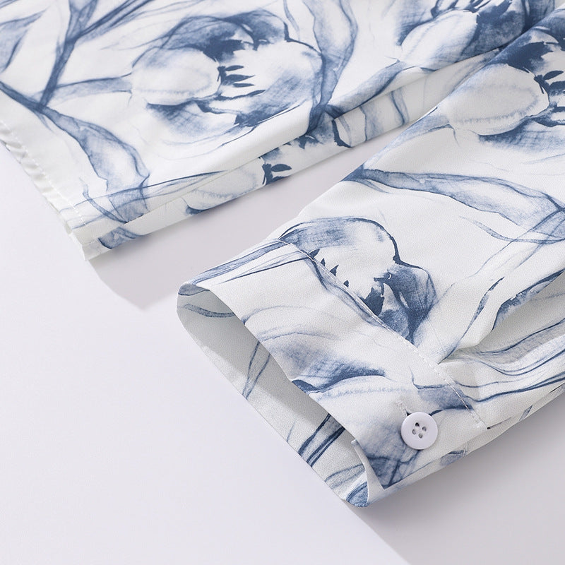 New Spring Print Shirt in 2 Colors