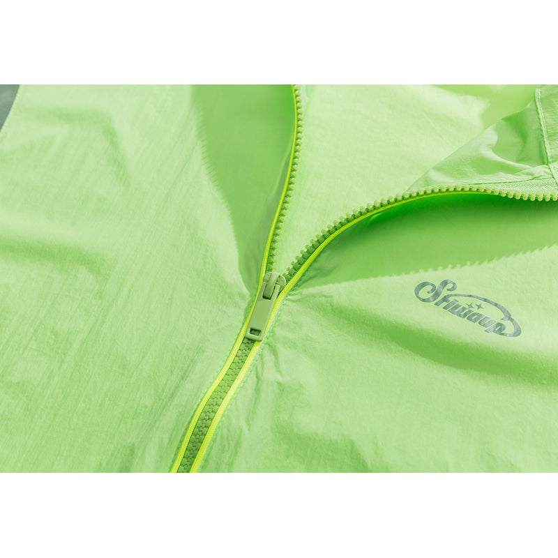 New spring color combination hooded sunscreen clothing