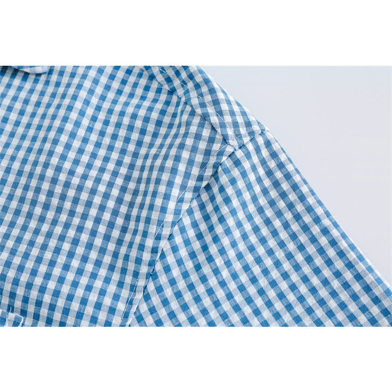 Retro Cuban Check Short Sleeve Shirt
