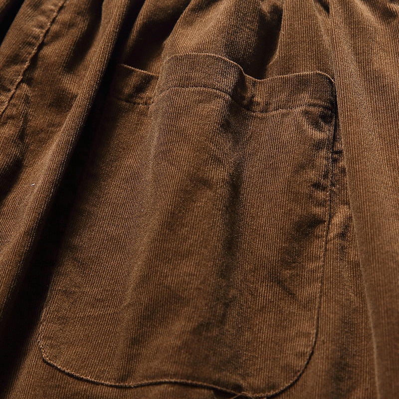 New for summer: plain corduroy shorts