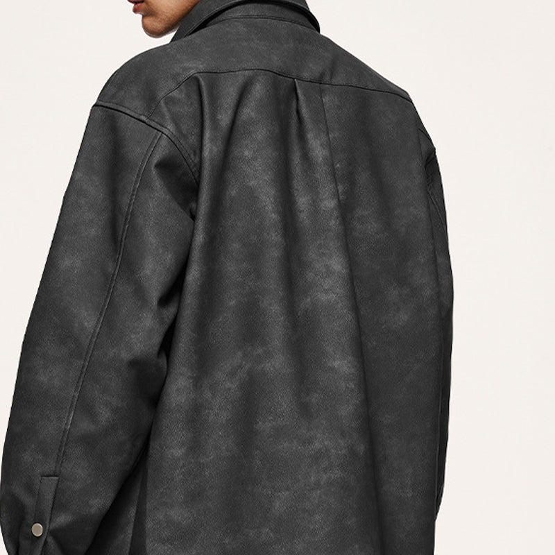 Coveralls and casual PU jackets