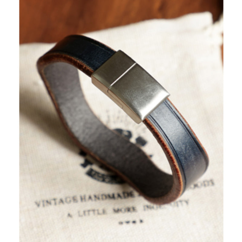 手作業 本革 S Horween Chromexcel ブレスレット