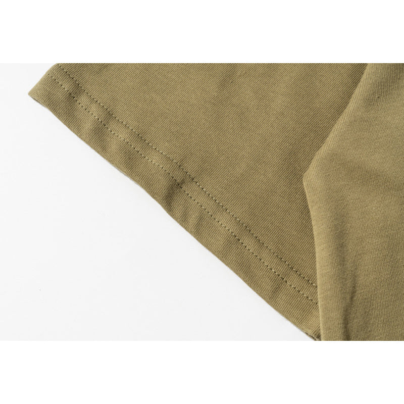 夏新作 Yama camping プリント半袖Tシャツ