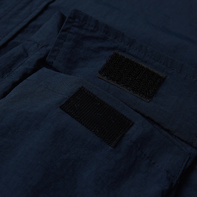 New for Spring: Solid Color 3D Pocket Turndown Collar Shirt