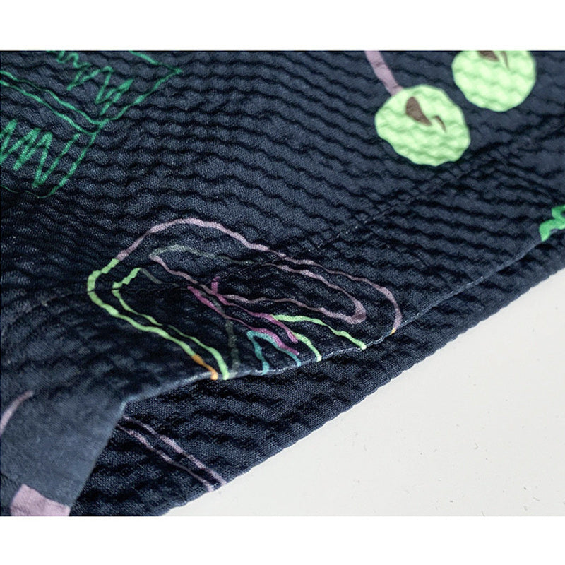 American casual all-over print aloha shirt