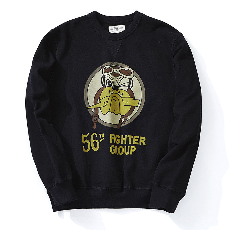 American Casual 490G Round Neck Pullover Hoodie