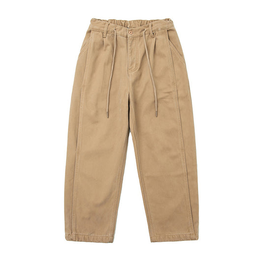 Velvet Solid Warm Casual Cargo Pants