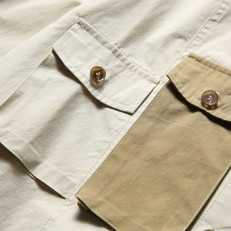 New Spring Color-Changing Pocket Shirt