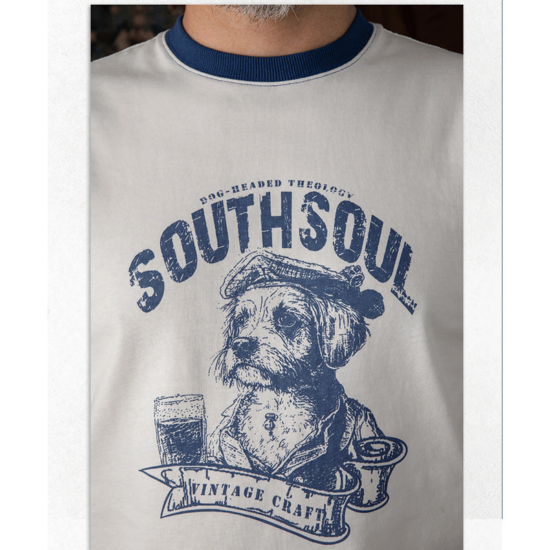 Choose from 3 patterns of American antique tee
