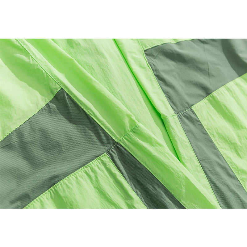 New spring color combination hooded sunscreen clothing
