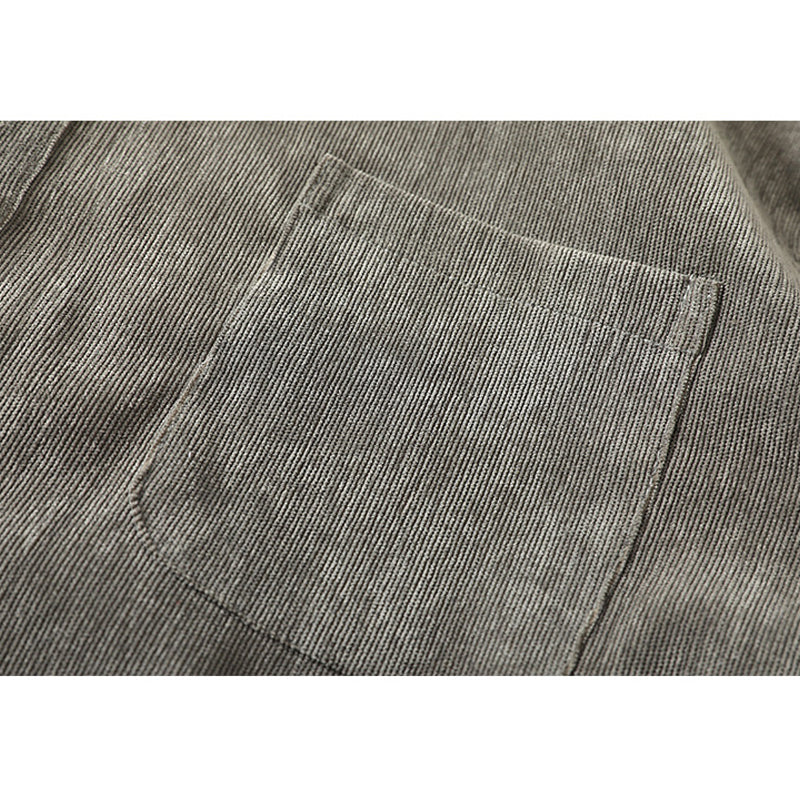 New for summer: Solid color, collarless, short-sleeved shirts M-5XL