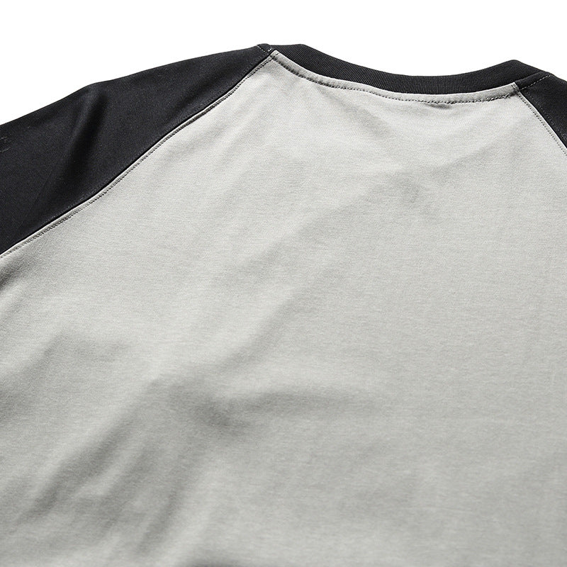 New summer color-blocked T-shirt