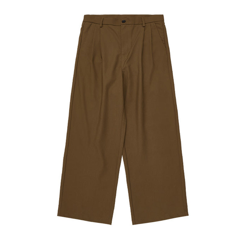Loose Drape Casual Suit Pants
