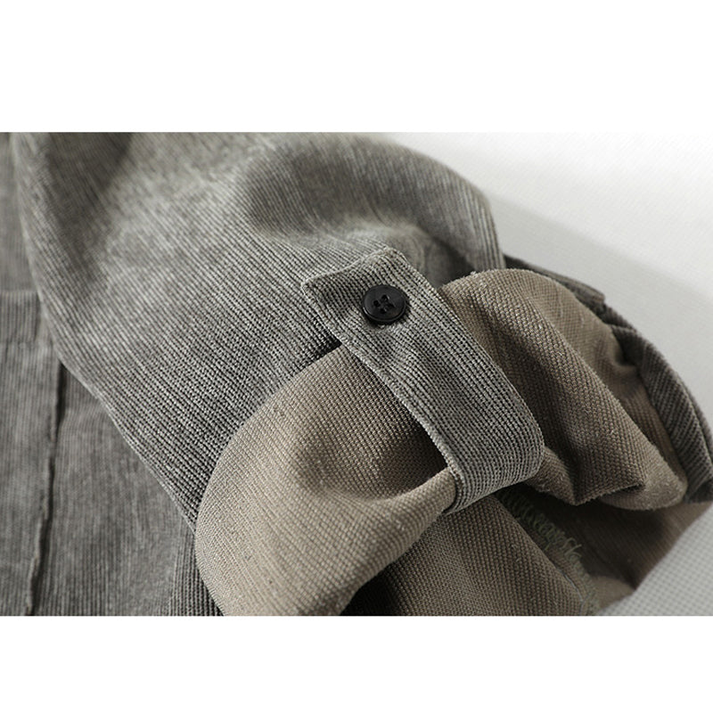 New for summer: Solid color, collarless, short-sleeved shirts M-5XL