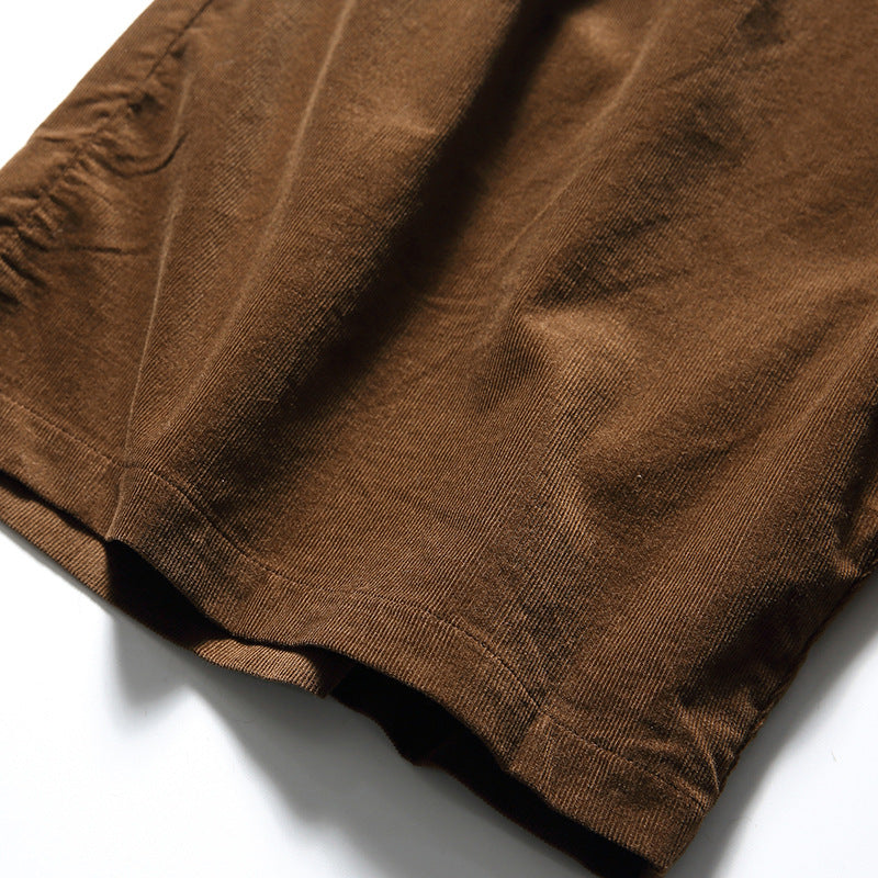New for summer: plain corduroy shorts