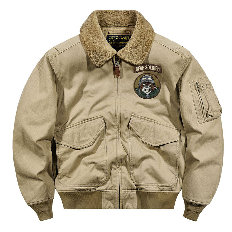 (U.S. Air Force)BEAR SOLDIERS メンズ ダウンジャケット