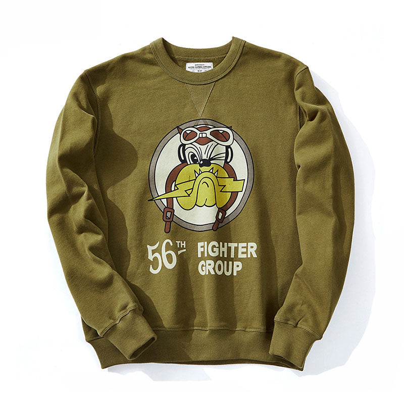American Casual 490G Round Neck Pullover Hoodie