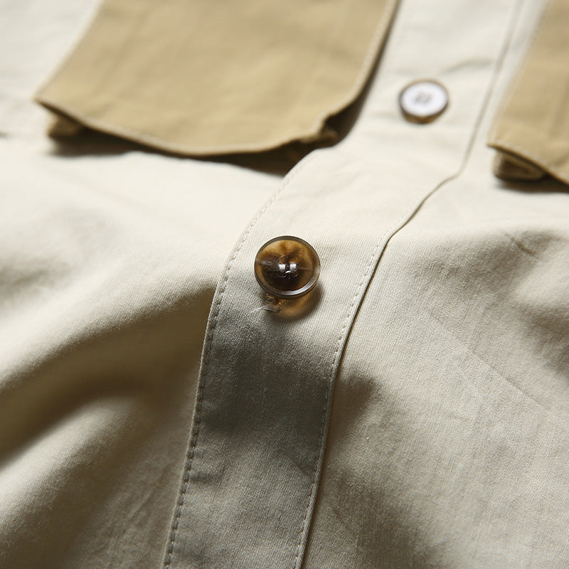 New Spring Color-Changing Pocket Shirt