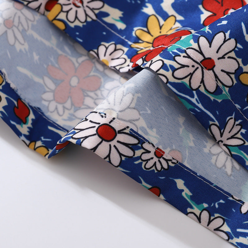 Cuban color print shirt in two colors