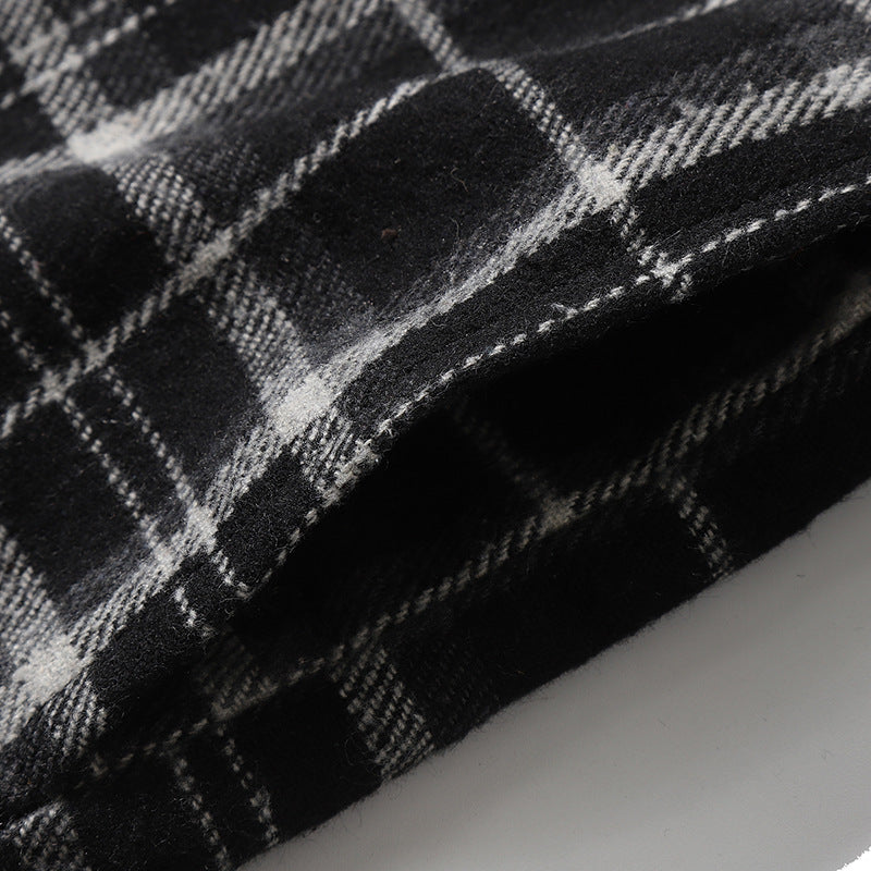 New Spring Vintage Check Long Sleeve Shirt