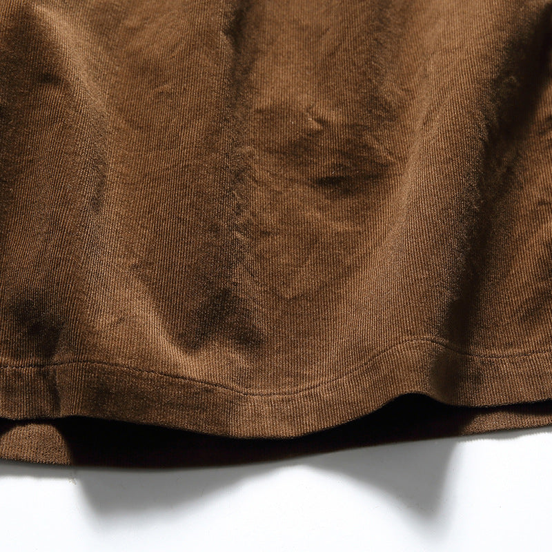 New for summer: plain corduroy shorts