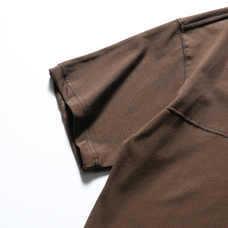 New summer color combination short sleeve T-shirt