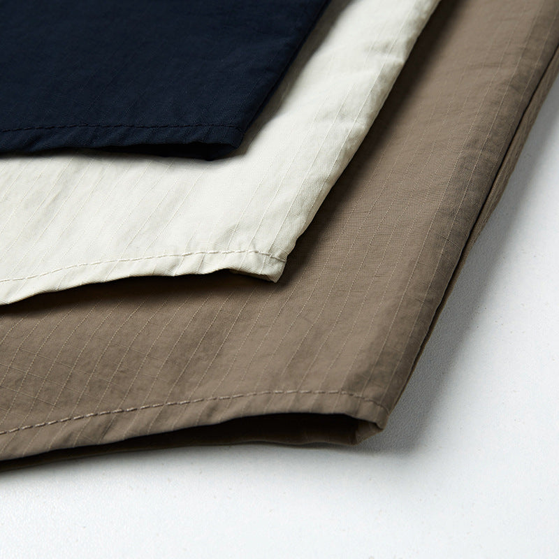 New for Spring: Solid Color 3D Pocket Turndown Collar Shirt