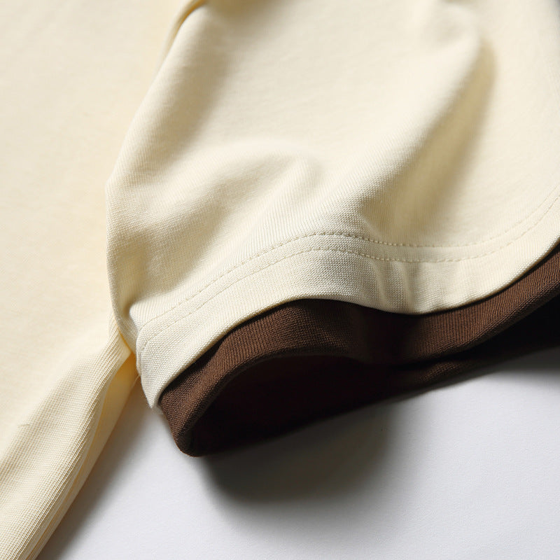 New for summer: plain crew neck T-shirt with pocket