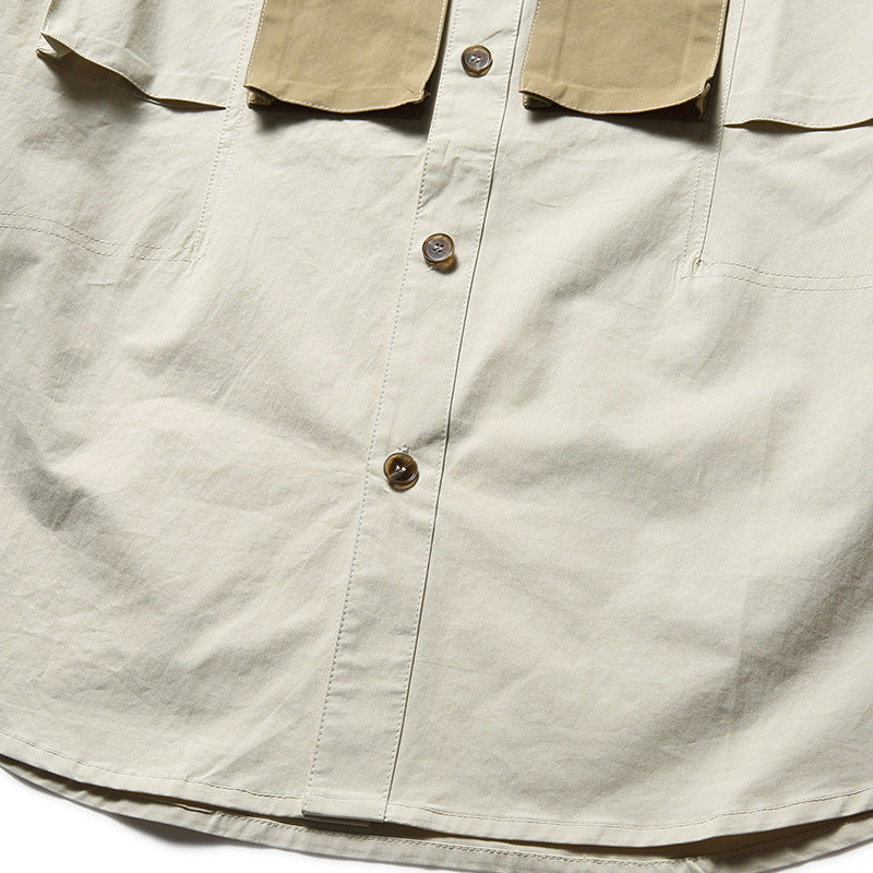 New Spring Color-Changing Pocket Shirt