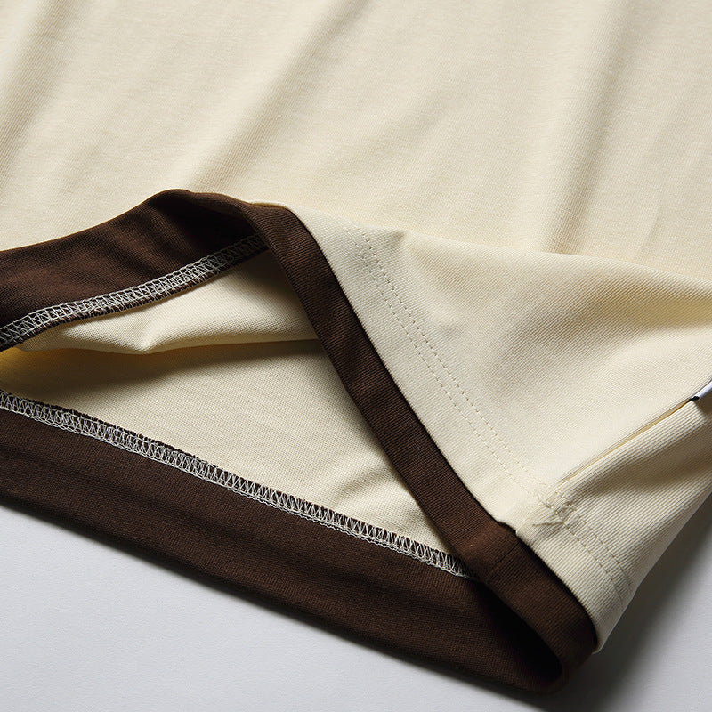 New for summer: plain crew neck T-shirt with pocket