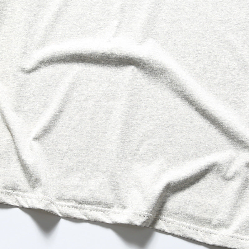 夏新作配色切替半袖Tシャツ